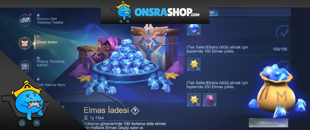 Mobile Legends: Bang Bang Elmas İadesi Etkinliği
