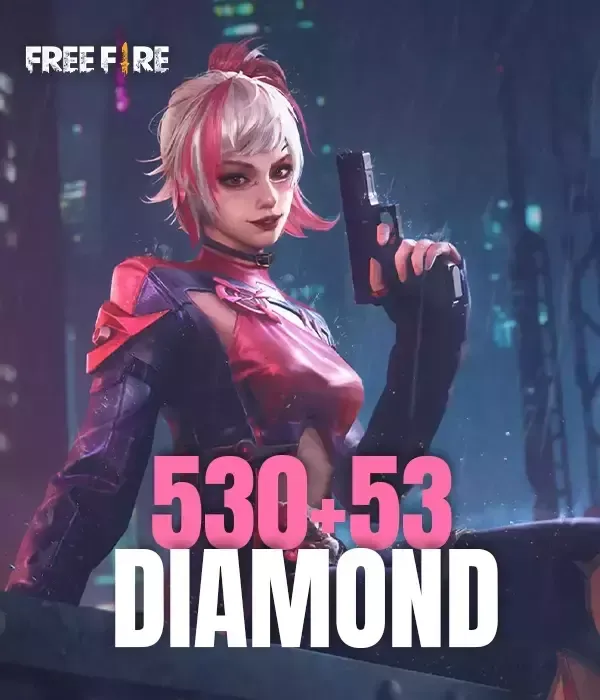 Free Fire 530 + 53 Elmas