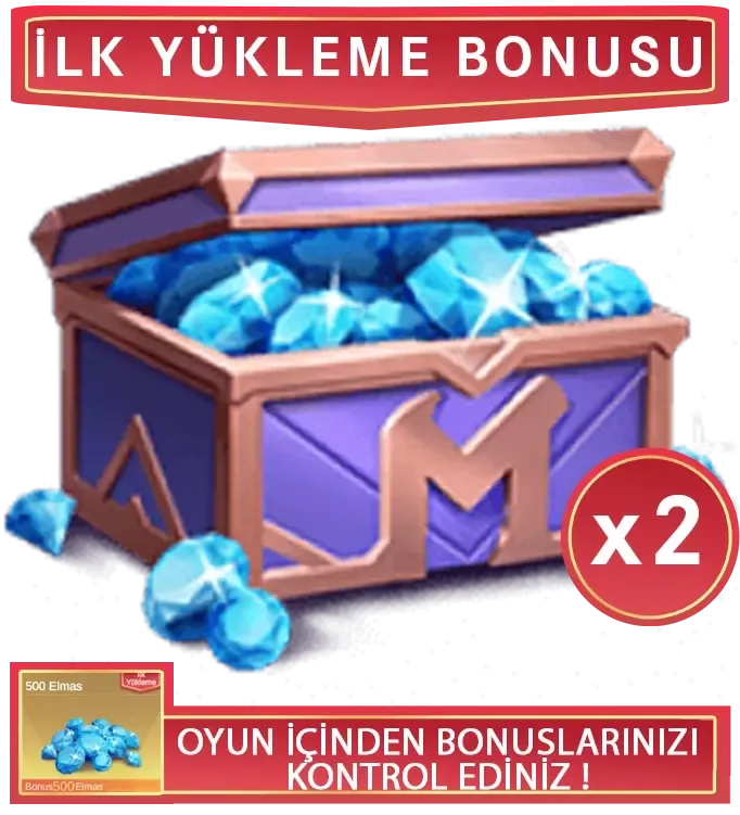 Global İlk Yükleme Özel 1000 Elmas