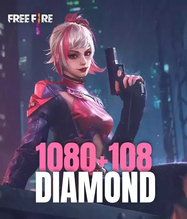 Free Fire 1080 + 108 Elmas